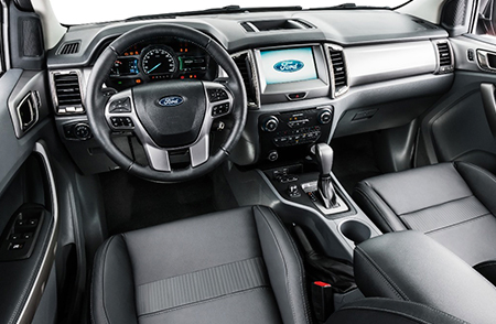 Imagens do interior da nova Ranger 2017