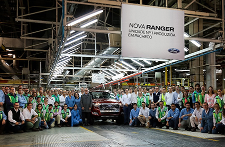 Primeira Ford Ranger para América Latina sai na Argentina