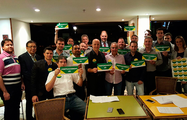 Líderes do setor reafirmaram apoio ao impeachment