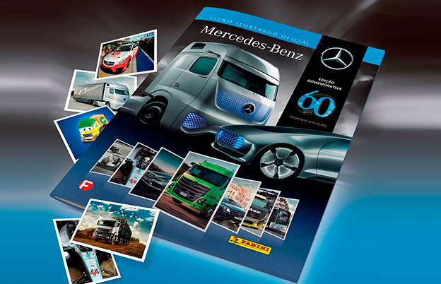 Mercedes-Benz lança álbum de figurinhas para contar os 60 anos da empresa