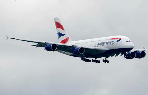 Avião com pneu quadrado?