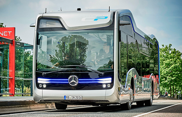 Mercedes apresenta o ônibus do futuro