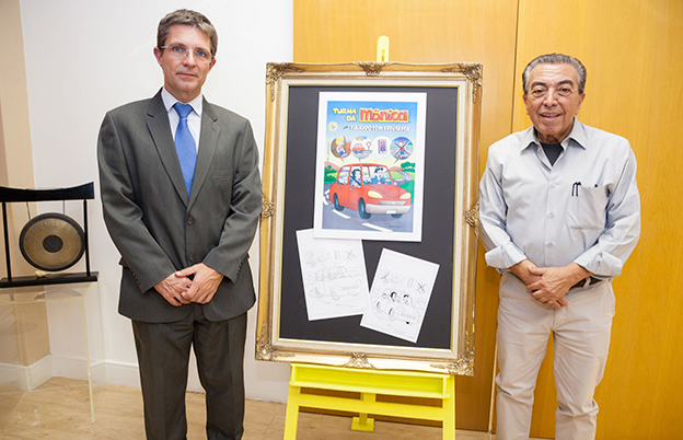 Turma da Mônica contribui para a conscientização sobre segurança viária