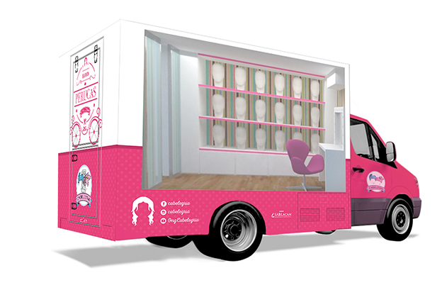 Truckvan desenvolve o primeiro banco de perucas móvel do mundo