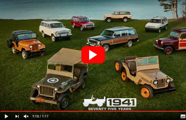 Vídeo: 75 anos de Jeep® em 11 minutos e meio