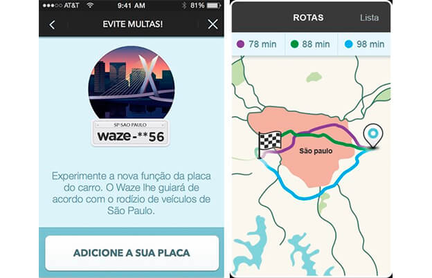 Waze pode ajudar a evitar multas de rodízio