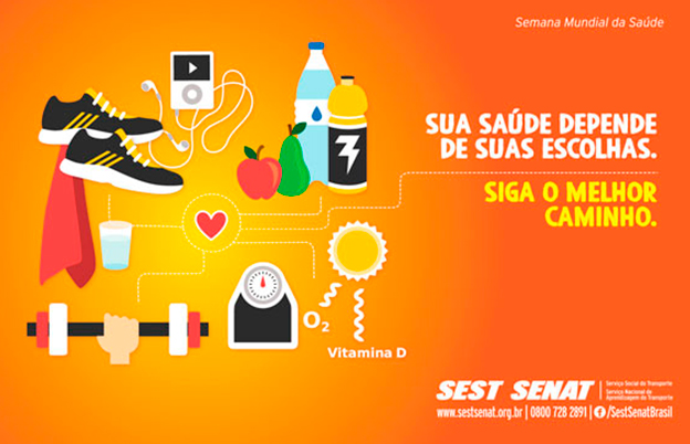 SEST SENAT realiza campanha nacional de saúde