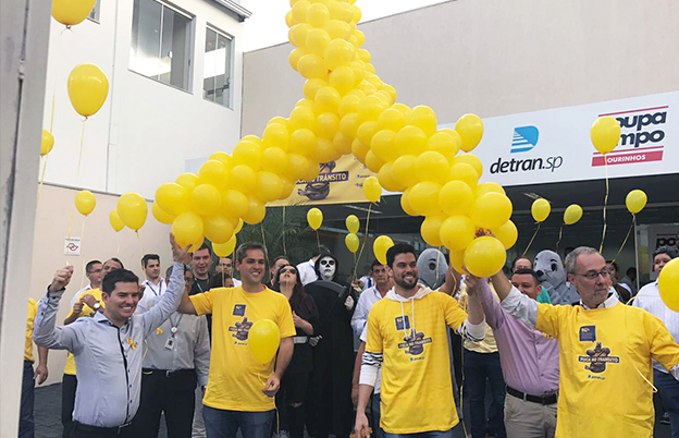 Campanha #FocaNoTrânsito resulta em mais de 300 ações