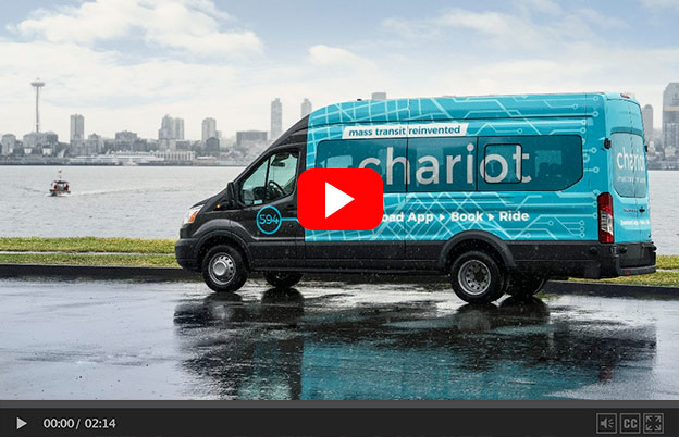 Serviço de vans sob demanda “chariot” da Ford avança nos EUA