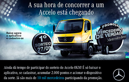 Mercedeiros de Verdade: ainda dá tempo de concorrer a um Accelo 0 km