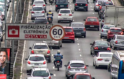 Fiscalização da velocidade média já começou em SP