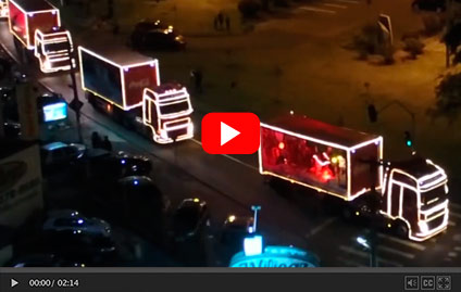 Vídeo: Volvo leva a magia do Natal para cidades brasileiras