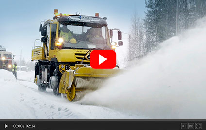 Unimog mostra eficiência em regiões mais geladas