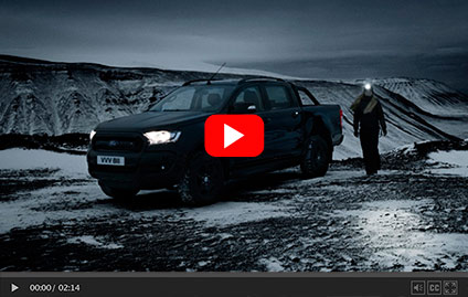 Vídeo: confira o test-drive radical da Ford Ranger Black Edition no Círculo Ártico