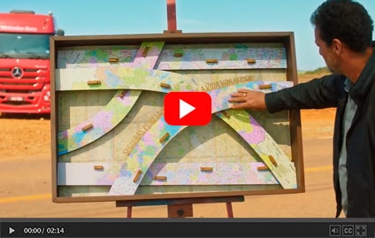 Mercedes-Benz: os mandamentos dos caminhoneiros em arte