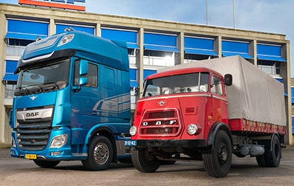 DAF realça sua trajetória no IAA 2018 com exposição do XF e do DAF A1600 de 1967