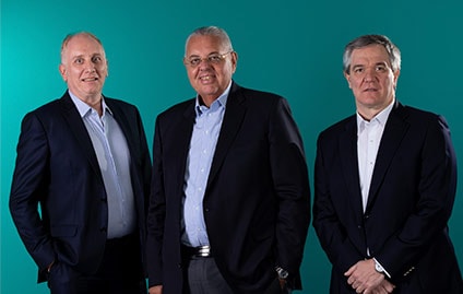 Ricardo Alouche, Roberto Cortes e  Leonardo Soloaga