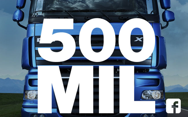 DAF Caminhões reforça estratégia digital e atinge 500 mil seguidores