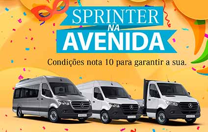 Mercedes-Benz oferece condições especiais para aquisição da Sprinter
