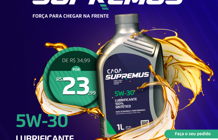 CAOA lança óleo de marca própria: CAOA Supremus