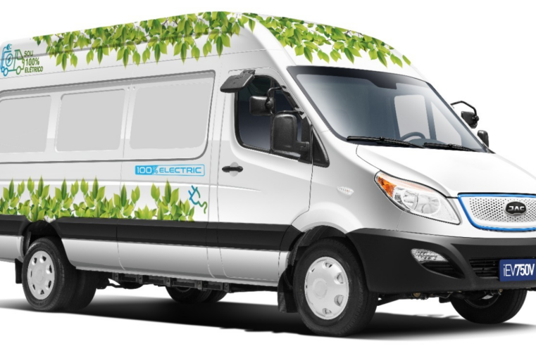 JAC IEV750V, van de grande porte 100% elétrica chega ao Brasil