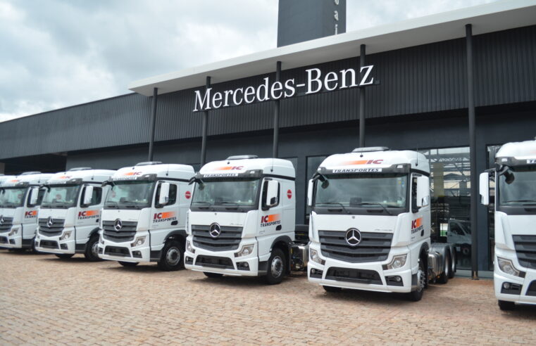 IC Transportes adquire 30 caminhões Mercedes-Benz Novo Actros