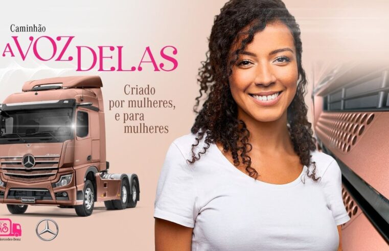 Mercedes-Benz convida caminhoneiras a personalizarem um caminhão para as mulheres