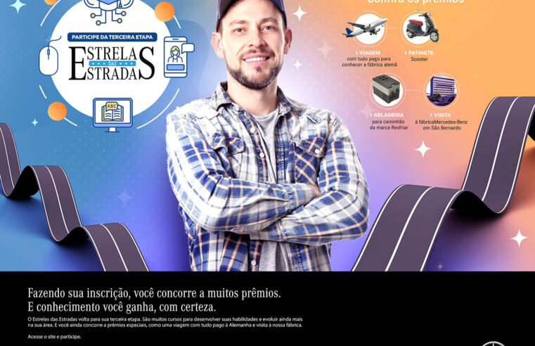 Mercedes-Benz prorroga o prazo de inscrição para o projeto “Estrelas das Estradas”