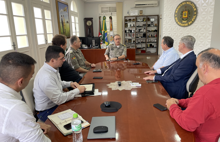 Brigada Militar e SETCERGS debatem ações  contra o roubo de cargas