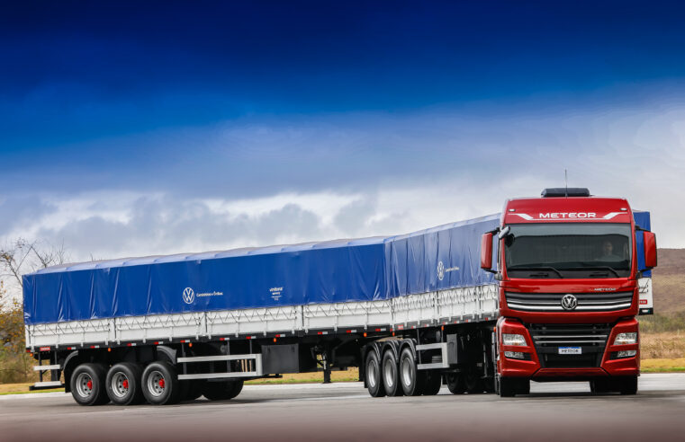 Caminhões Volkswagen marcam presença na Transposul