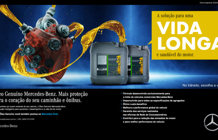 Óleo Genuíno Mercedes-Benz desenvolvido para veículos comerciais da marca