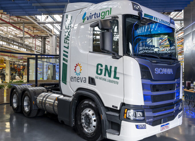Eneva, Scania e Virtu GNL lideram projeto de corredor logístico a GNL no Brasil