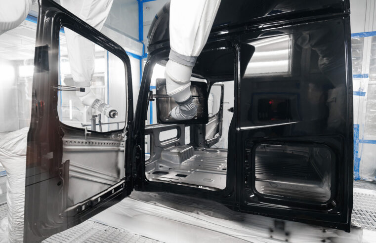 Cabine de pintura na fábrica da Mercedes-Benz em Wörth traz economia de energia
