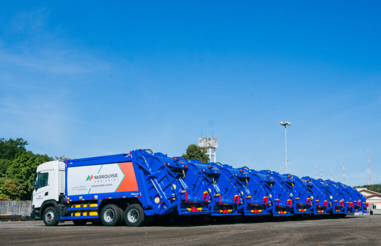 Marquise Ambiental recebe caminhões Scania movidos a biometano